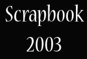 Scrapbook 2003